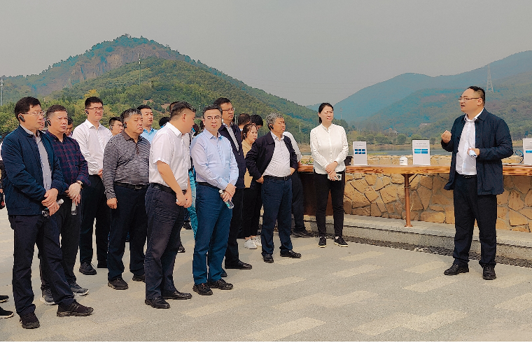 水利部組織全國水利廳領(lǐng)導(dǎo)考察康門水庫建設(shè)成果，魯爾物聯(lián)助力水庫數(shù)字化