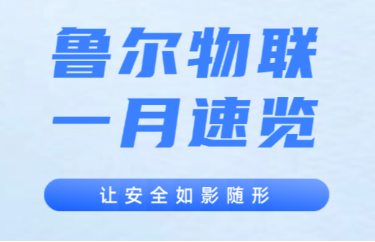 步履堅(jiān)實(shí) 聚勢(shì)而行｜魯爾物聯(lián)一月回顧